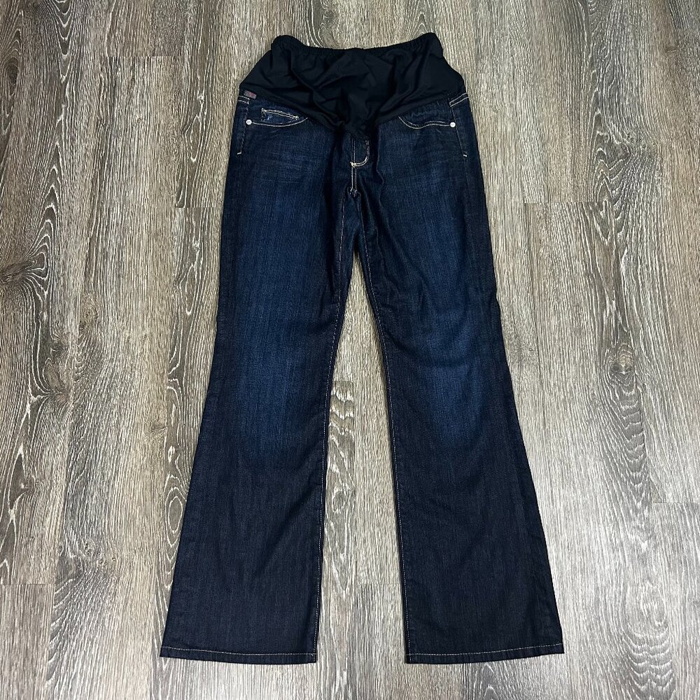 Citizens of Humanity Belly Panel Boot Cut Woman's Maternity Jean Dark Wash Sz 29